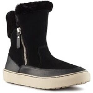 New Cougar Dresden Black Firefly Genuine Shearling Suede Waterproof Boot 11M